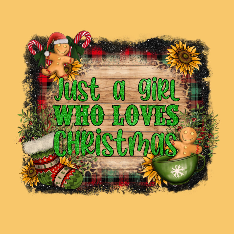 Just A Girl Who Loves Christmas Vintage Hoodie by AdoDesignShop | Teevron