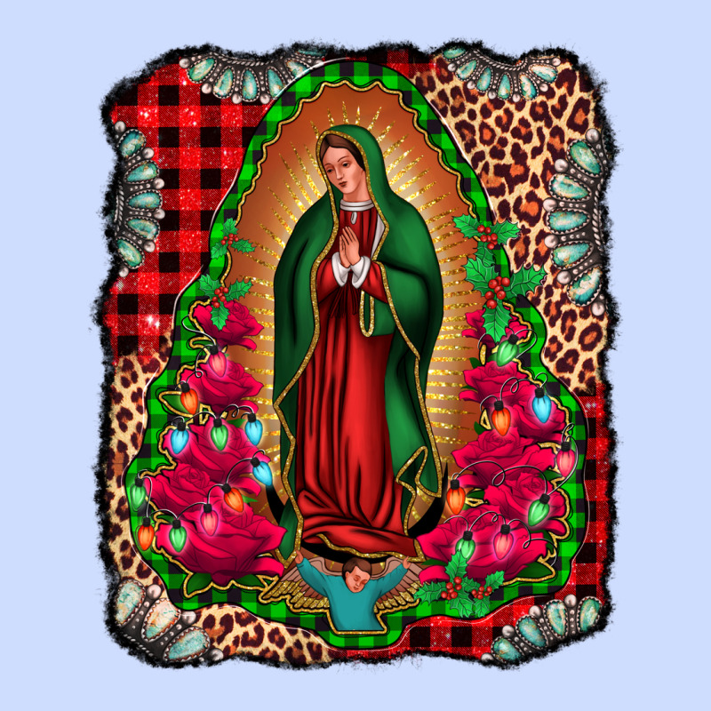 Our Lady Of Guadalupe Christmas Urban Heavy Tee by Jasminsmagicworld | Teevron