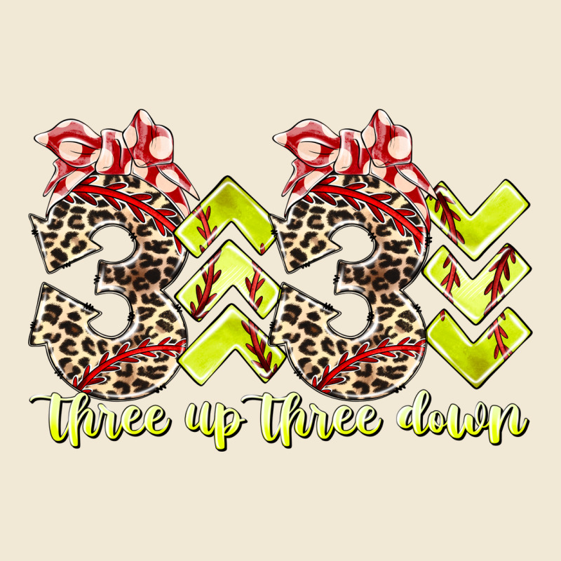 Three Up Theree Down Softball Premium Tee by RacoonDesign | Teevron
