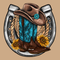Western Horseshoe Boots Hat Rope Sunflower Vintage Hoodie | Teevron