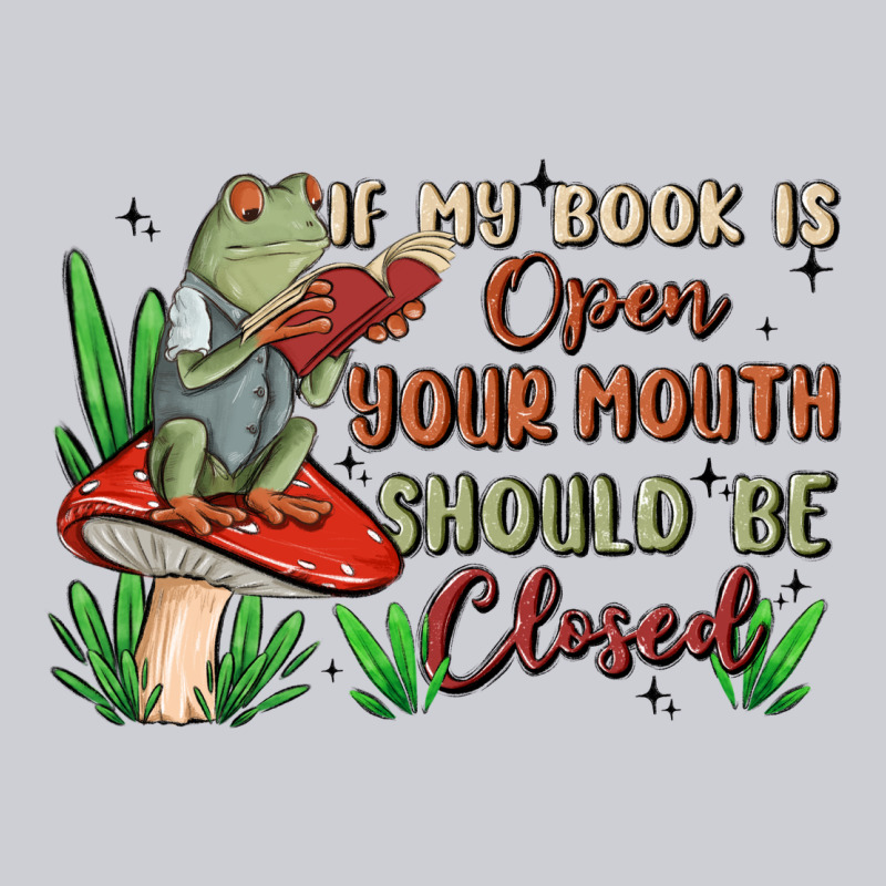 If My Book Is Open Your Mouth Should Be Closed Malia Heavyweight Sweatshirt by MaliasSmallBusiness | Teevron