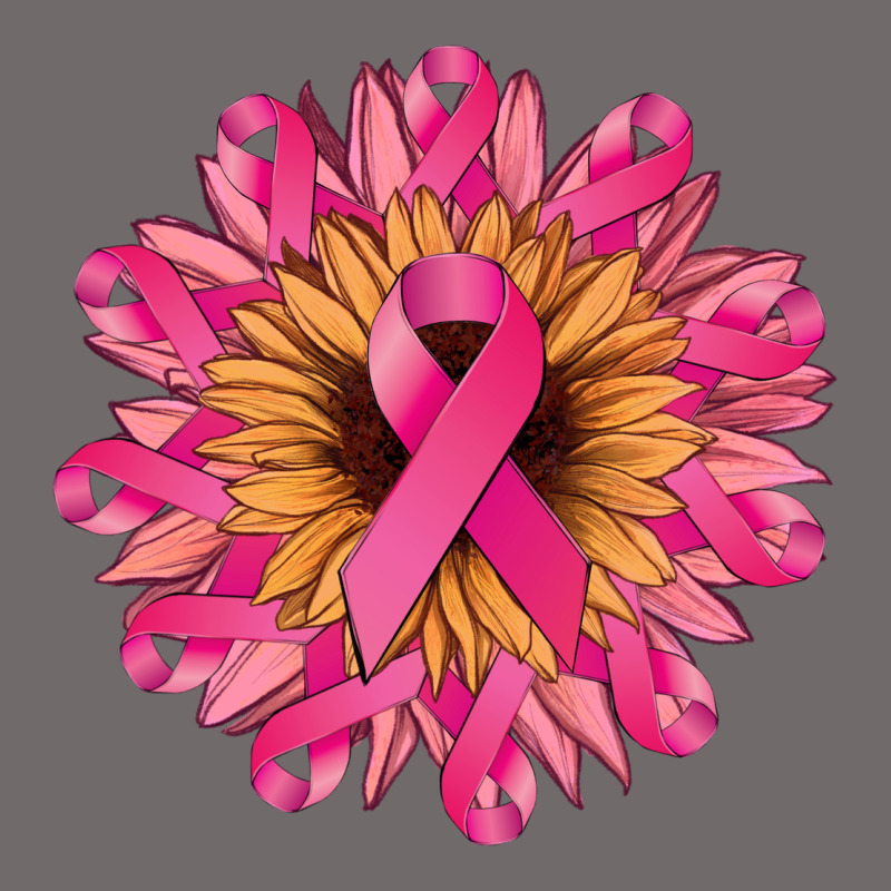Cancer Ribbon Sunflower Urban Heavy Tee by NancyCooperArtShop | Teevron