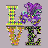 Mardi Gras Love Mask Vintage Tee | Teevron