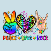Peace Love Rock Ladies Tee | Teevron