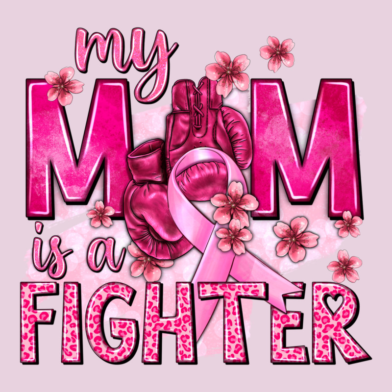 My Mom Is A Fighter With Ribbon Ladies Tee by texasbilliewilder | Teevron