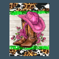 Cowgitl Hat And Roses Urban Heavy Tee | Teevron