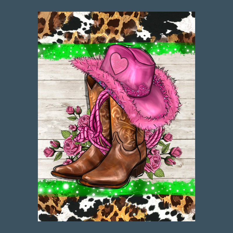 Cowgitl Hat And Roses Urban Heavy Tee by AdoDesignShop | Teevron