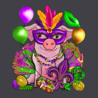 Mardi Gras Pig Heavyweight Hoodie | Teevron