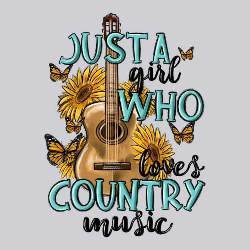 Just A Girl Who Loves Country Music Heavyweight Sweatshirt by MaliasSmallBusiness | Teevron