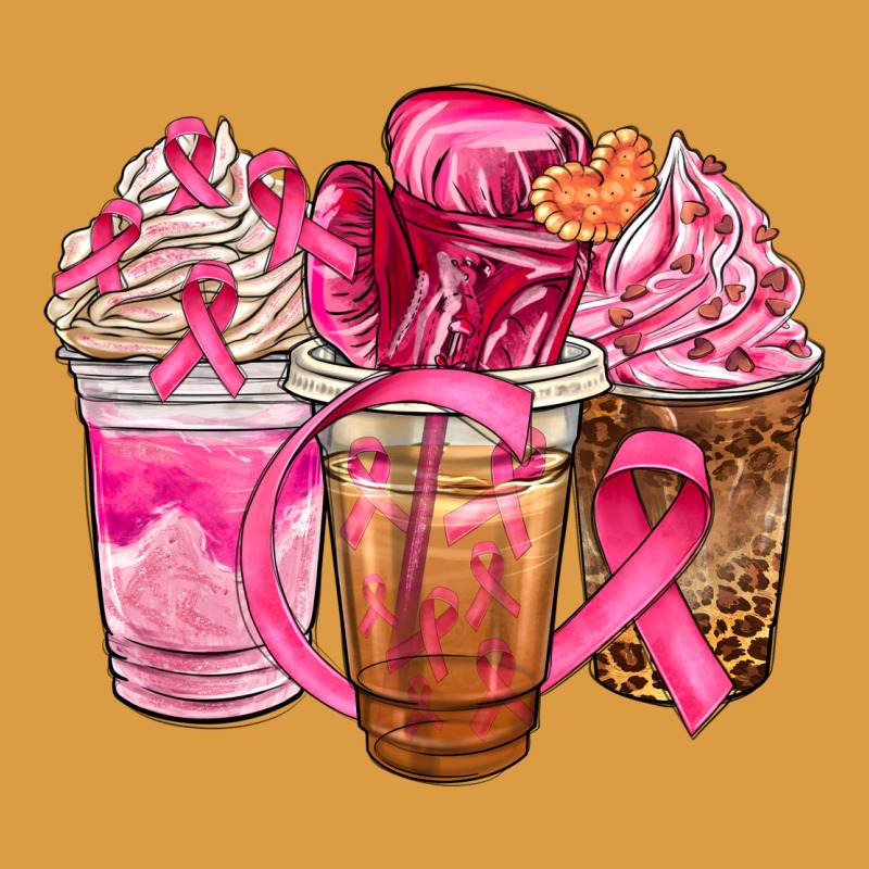 Breast Cancer Coffee Cups Urban Heavy Tee by NancyCooperArtShop | Teevron