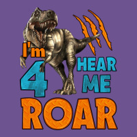 I'm Four Hear Me Roar Dinosaur Birthday Vintage Tee | Teevron