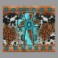 Gemstone Leopard Cross Vintage Hoodie | Teevron