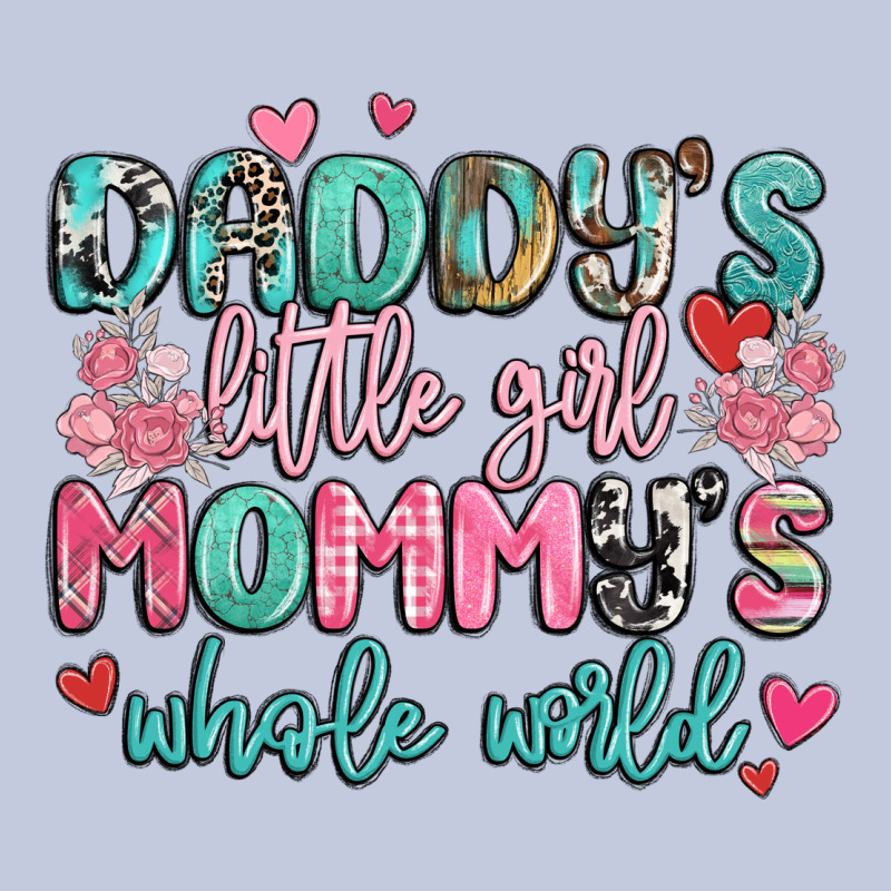 Daddy's Little Girl Mommy's Whole World Long Sleeve Tee by MaliasSmallBusiness | Teevron