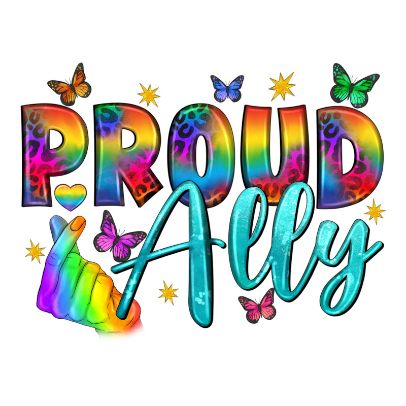 Proud Ally Heavyweight Hoodie by NancyCooperArtShop | Teevron