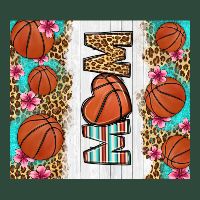 Basketball Mom Zipper Hoodie by LillyAllenDesigns | Teevron