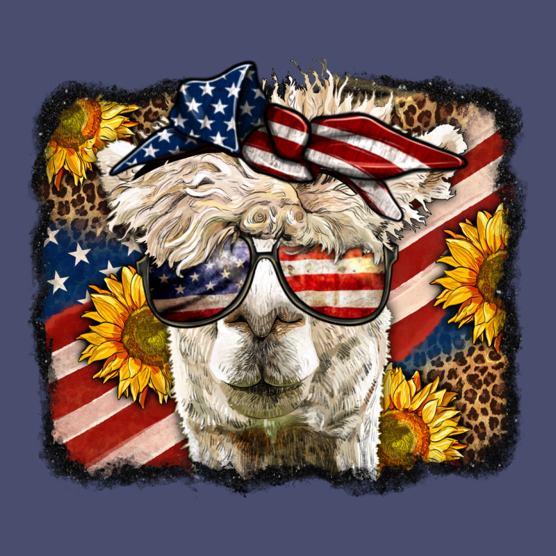 4th Of July Llama Vintage Tee by LillyAllenDesigns | Teevron