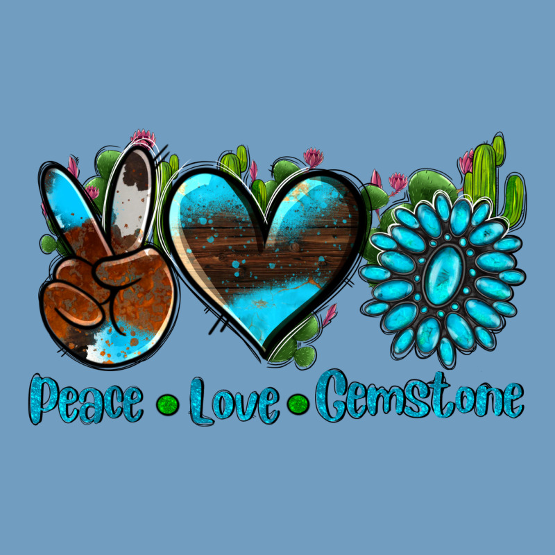 Peace Love  Gemstone Urban Heavy Tee by AdoDesignShop | Teevron