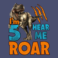 I'm Five Hear Me Roar Dinosaur Birthday Vintage Tee | Teevron