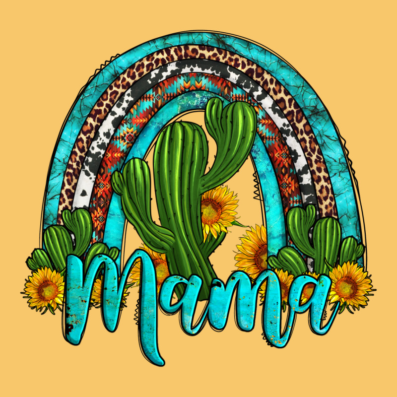 Western Cactus And Sunflower Mama Rainbow Vintage Hoodie by Artiststas | Teevron