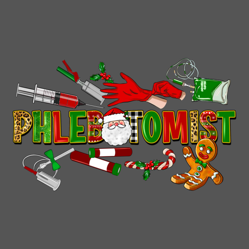 Christmas Phlebotomist Zipper Hoodie by LillyAllenDesigns | Teevron
