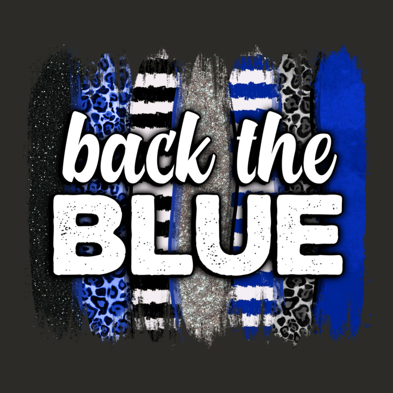 Back The Blue Brushstrokes Heavy Core Tee by Neo Western | Teevron
