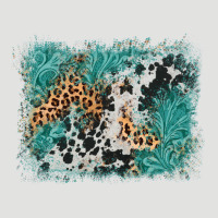 Cowhide Turquoise Leather Background Classic Tee | Teevron