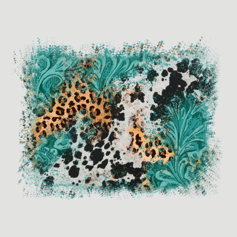 Cowhide Turquoise Leather Background Classic Tee by AdoDesignShop | Teevron