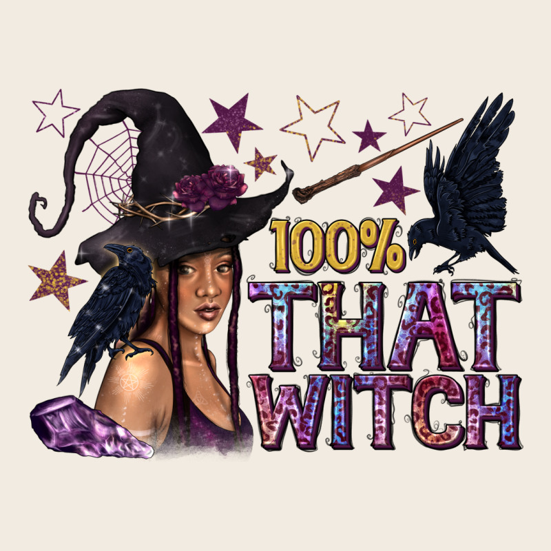100% That Witch Black Afro Witch Premium Sweatshirt by texasbilliewilder | Teevron