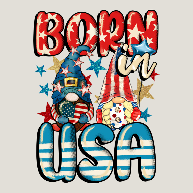 Born In Usa Gnomes 4th Of July Heavy Core Tee by CowGirlArtShop | Teevron