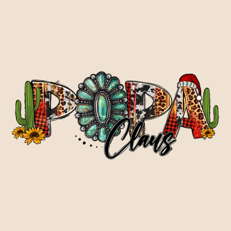 Western Christmas Papa Claus Sunflowers And Cactus Urban Heavy Tee by Jasminsmagicworld | Teevron