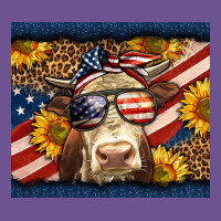 Western 4th Of July Cow Vintage Tee | Teevron