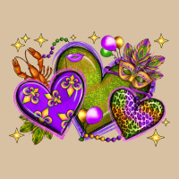 Mardi Gras Hearts Heavyweight Hoodie | Teevron