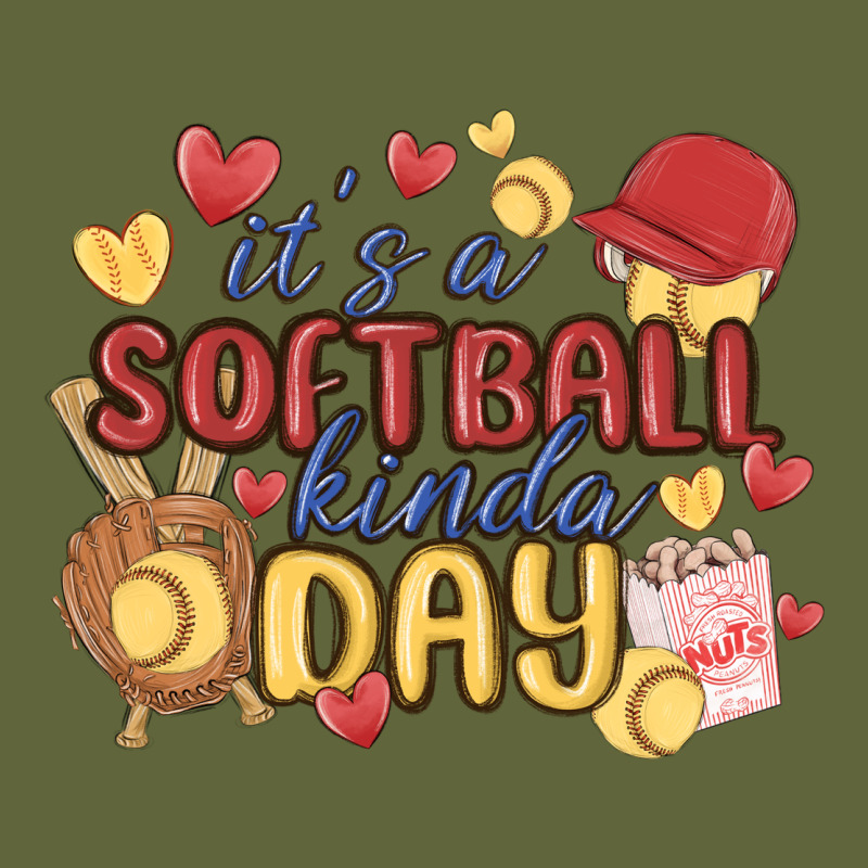 It's A Softball Kinda Day Classic Tee by MaliasSmallBusiness | Teevron