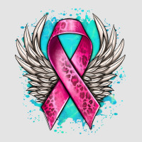 Cancer Ribbon With Angel Wings Premium Sweatshirt | Teevron