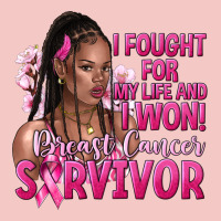 I Fought For My Life And I Won Afro Woman Urban Heavy Tee | Teevron