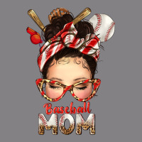 Baseball Mom Messy Bun Heavyweight Hoodie | Teevron