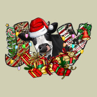 Christmas Joy Cow Heavy Core Tee | Teevron