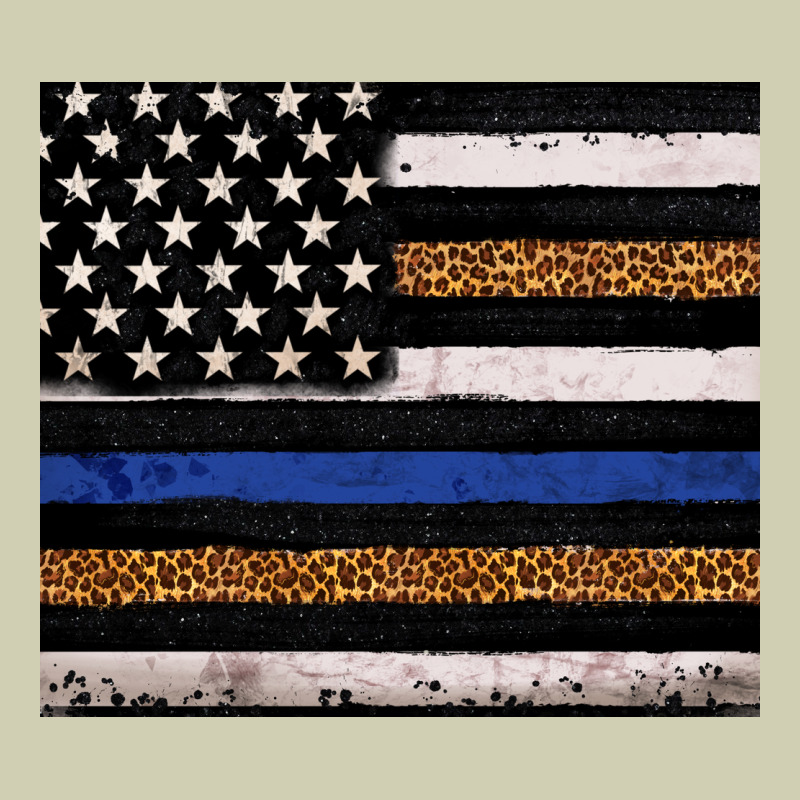 Back To Blue Usa Flag Leopard Police 20oz Tumbler Heavy Core Tee by Neo Western | Teevron