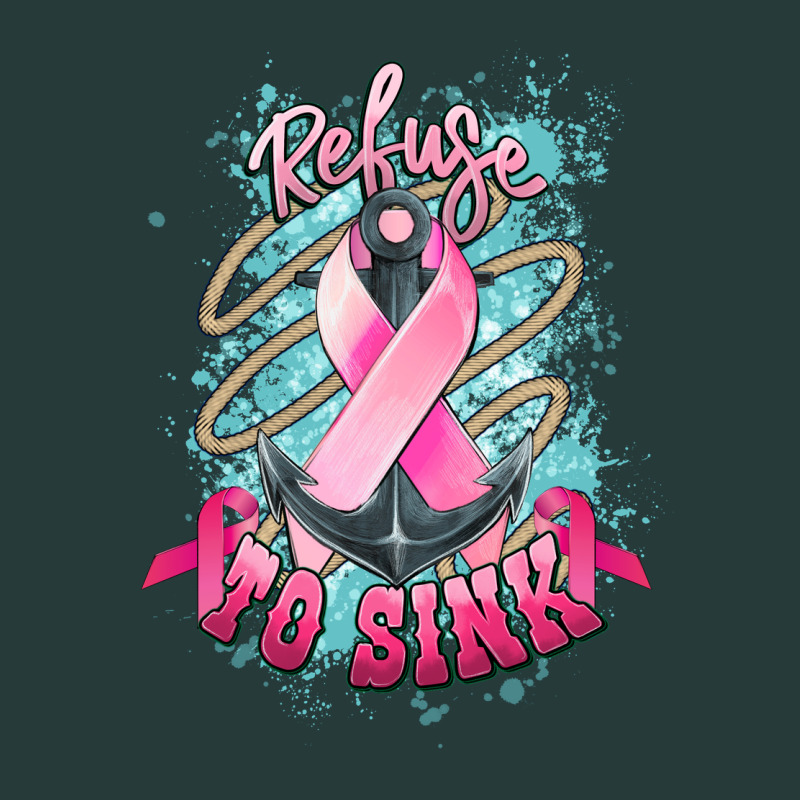 Refuse To Sink Cancer Anchor Premium Sweatshirt by NancyCooperArtShop | Teevron