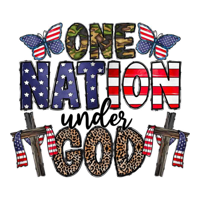 One Nation Under God Premium Tee by CowhideDigitalArt | Teevron