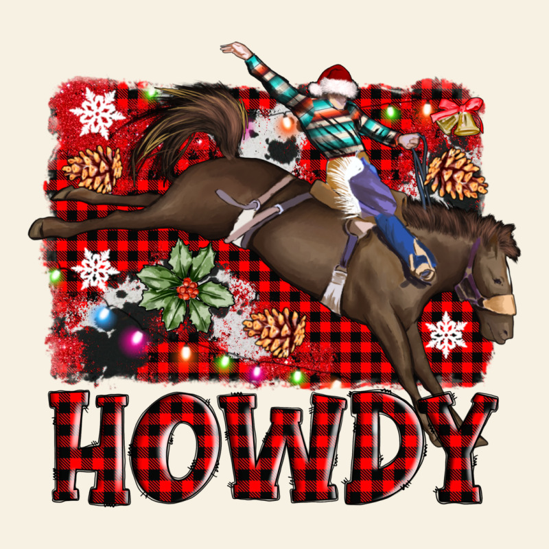 Rodeo Christmas Howdy Vintage Tee by AdoDesignShop | Teevron