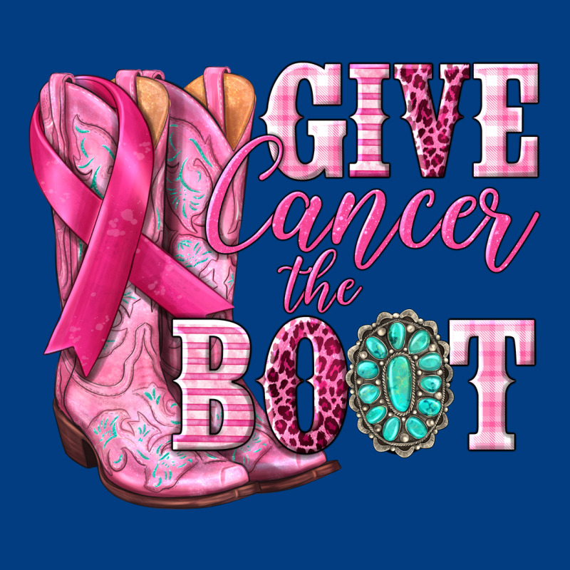 Give Cancer The Boot Premium Sweatshirt by NancyCooperArtShop | Teevron