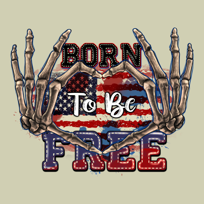 Born To Be Free 4th Of July Heavy Core Tee by CowGirlArtShop | Teevron