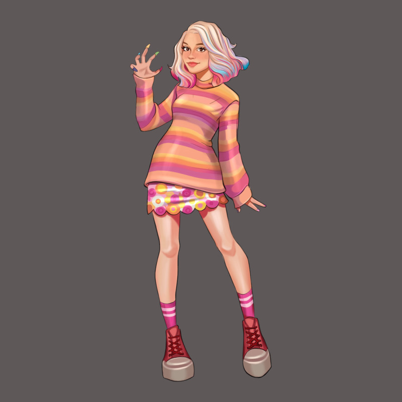 Colorful Girl Premium Hoodie by TumblerDesignByShophia | Teevron