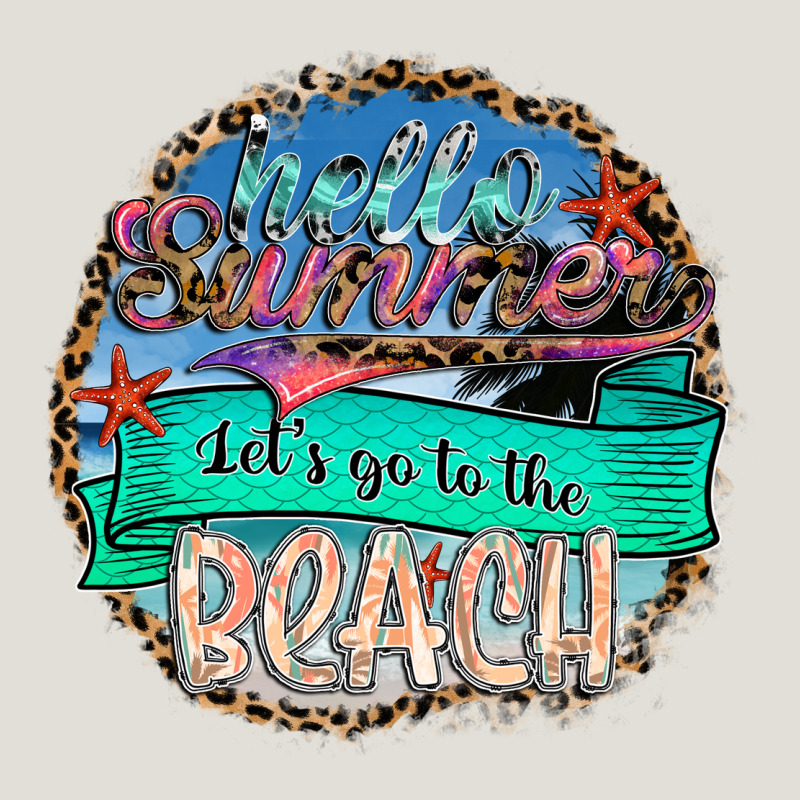 Hello Summer Let's Go To The Beach Heavy Core Tee by SublimationCraftShop | Teevron