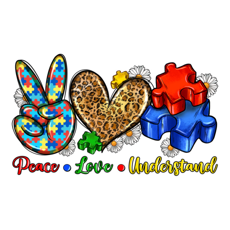 Peace Love Understand Ladies Tee by Zillion Design Studio | Teevron
