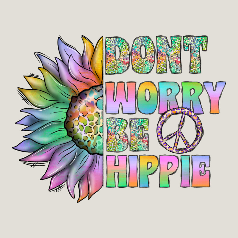 Don't Worry Be Hippie Heavy Core Tee by CowhideDigitalArt | Teevron