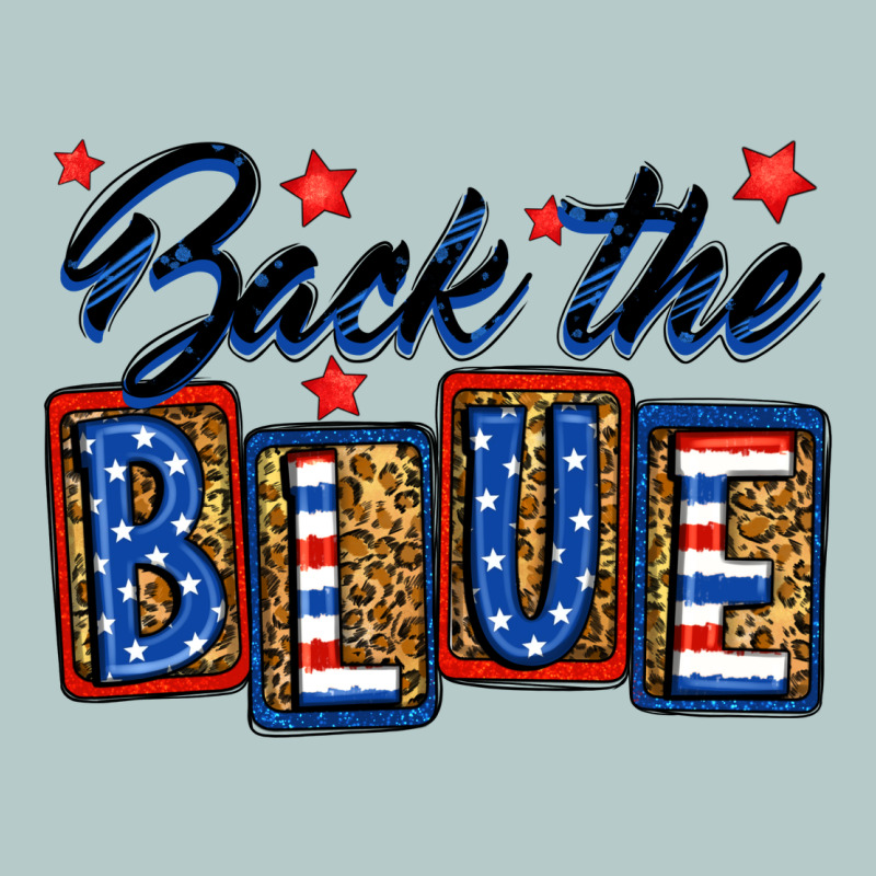 Back The Blue Heavy Core Tee by Neo Western | Teevron