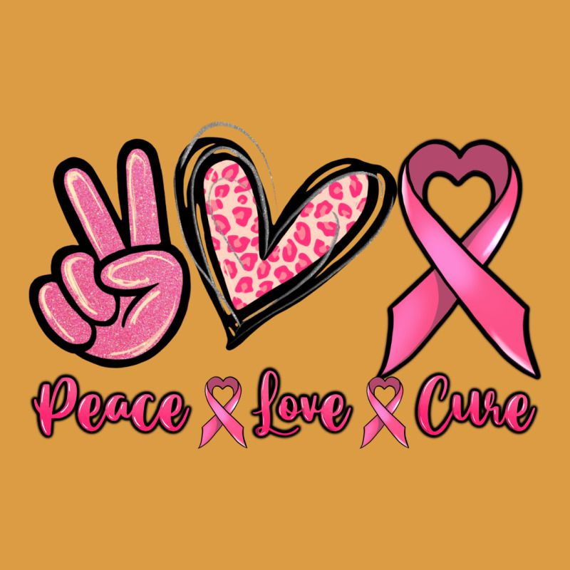 Peace Love Cure Urban Heavy Tee by NancyCooperArtShop | Teevron