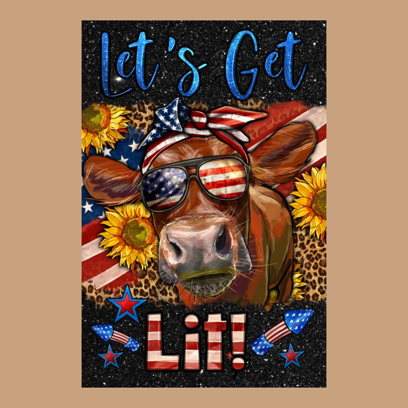Western Let's Get Lit Cow Vintage Tee by LillyAllenDesigns | Teevron